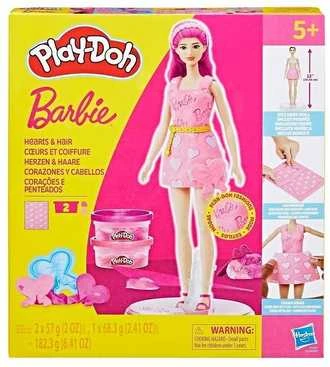 „Play-Doh Barbie“ dizainerių lėlės – širdelės ir plaukai