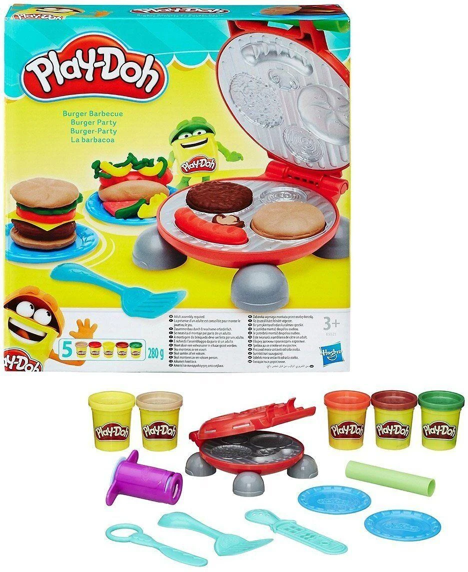PLAY-DOH Plastilino rinkinys „Mėsainiai“