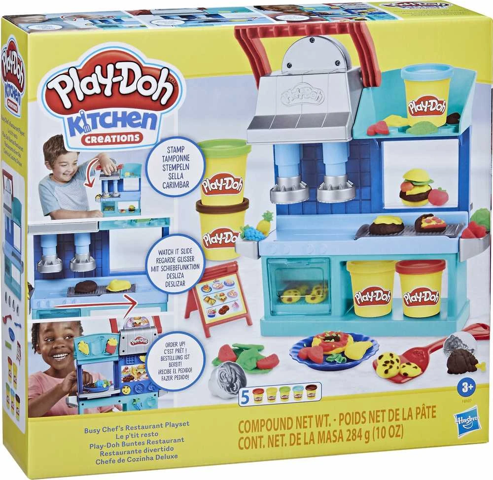 Plastilino rinkinys Play-Doh Chef's Restaurant Playset F8107