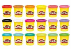 PLAY-DOH Mielikuvitus muovailuvahasetti, 18 purkkia