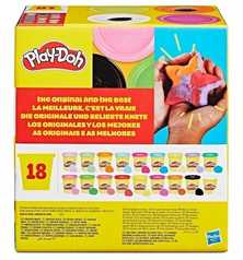 PLAY-DOH Mielikuvitus muovailuvahasetti, 18 purkkia