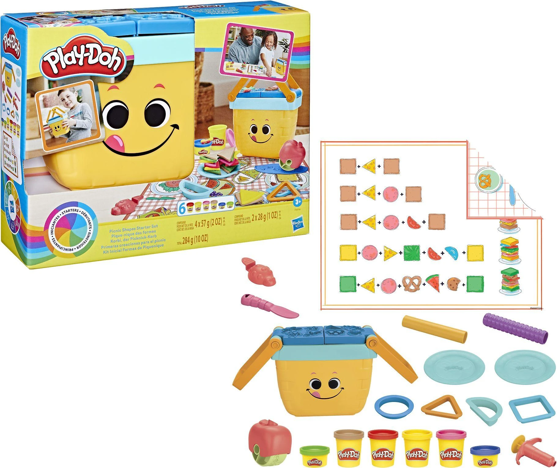 PLAY-DOH Rinkinys „Iškylų krepšys“