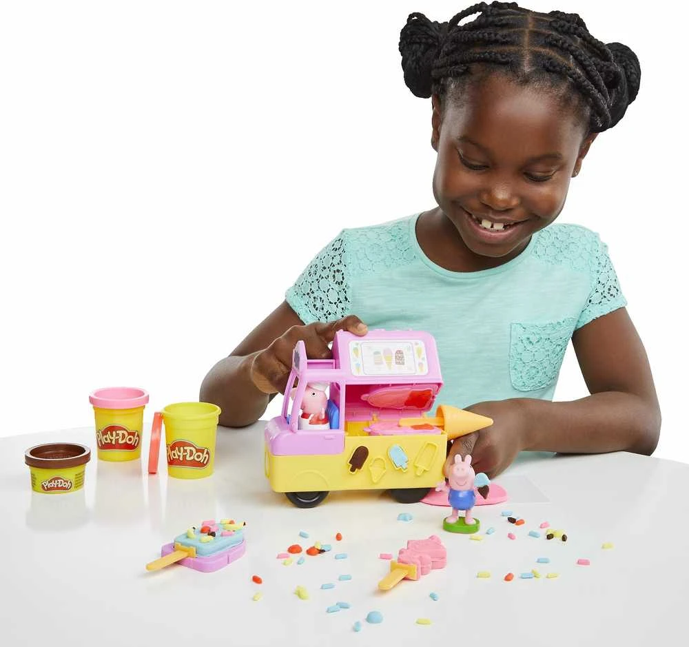 Hasbro Play-Doh Dough Peppa Pig ledų sunkvežimis F3597