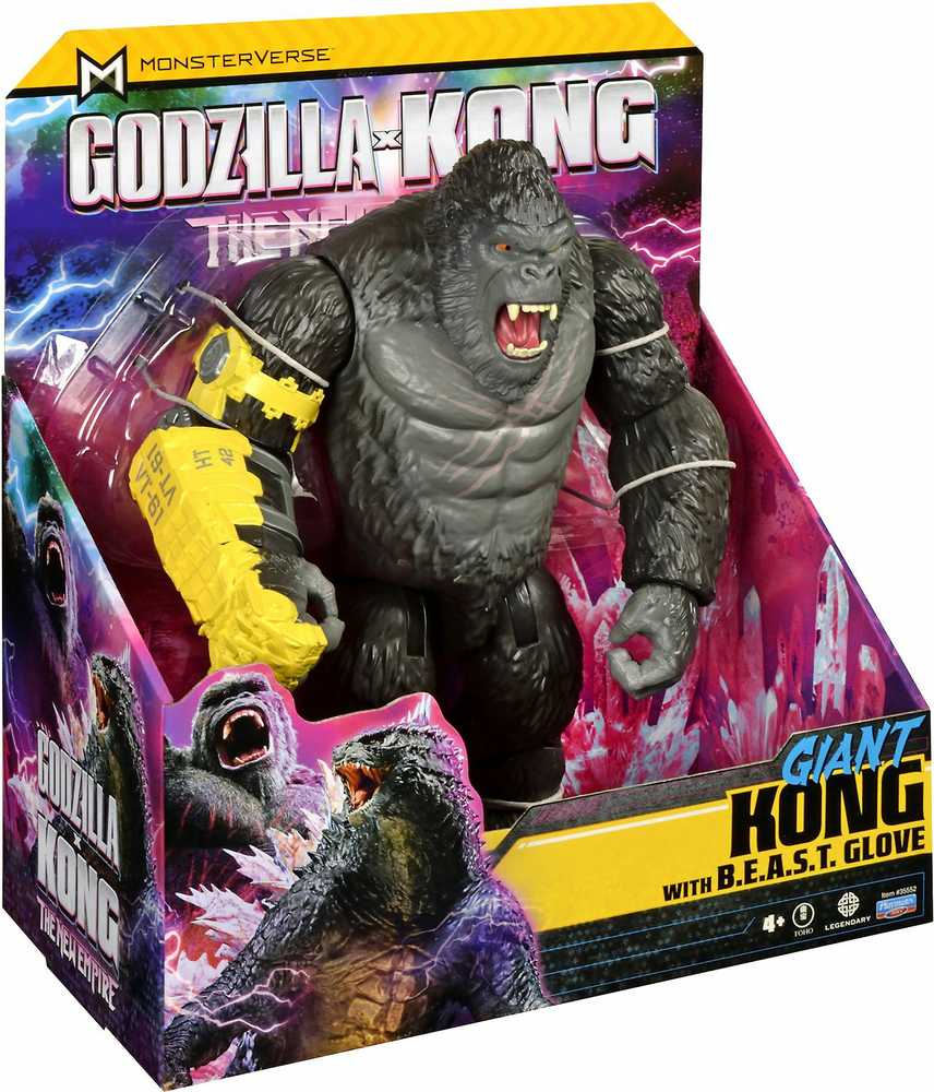 Playmates Godzilla X Kong GODZILLA figūrėlė Giant Kong su B.E.A.S.T pirštine, 35552