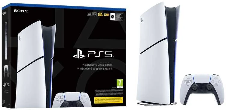 Konsolė Sony PlayStation 5 Digital Slim Edition 825 GB SSD Wi-Fi, Balta