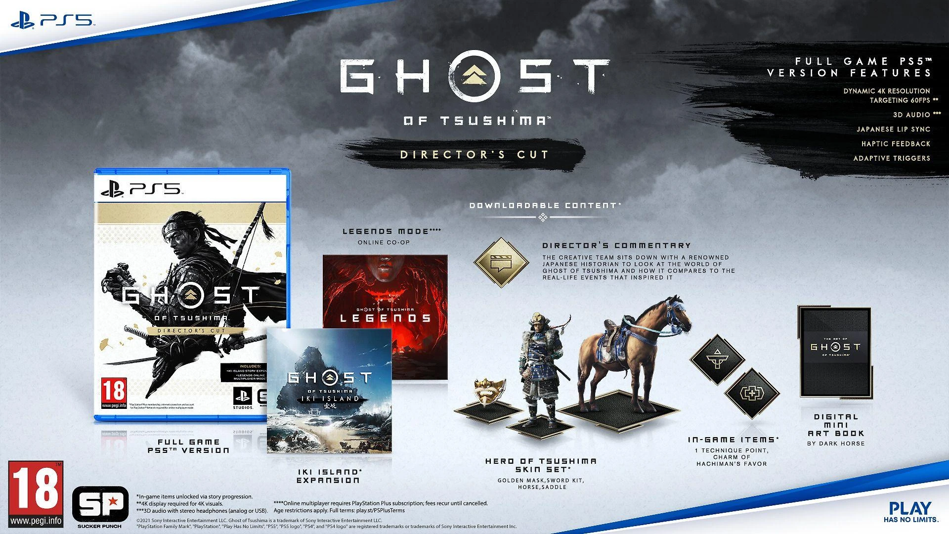 Sony Sucker Punch Ghost of Tsushima Director’s Cut PS5