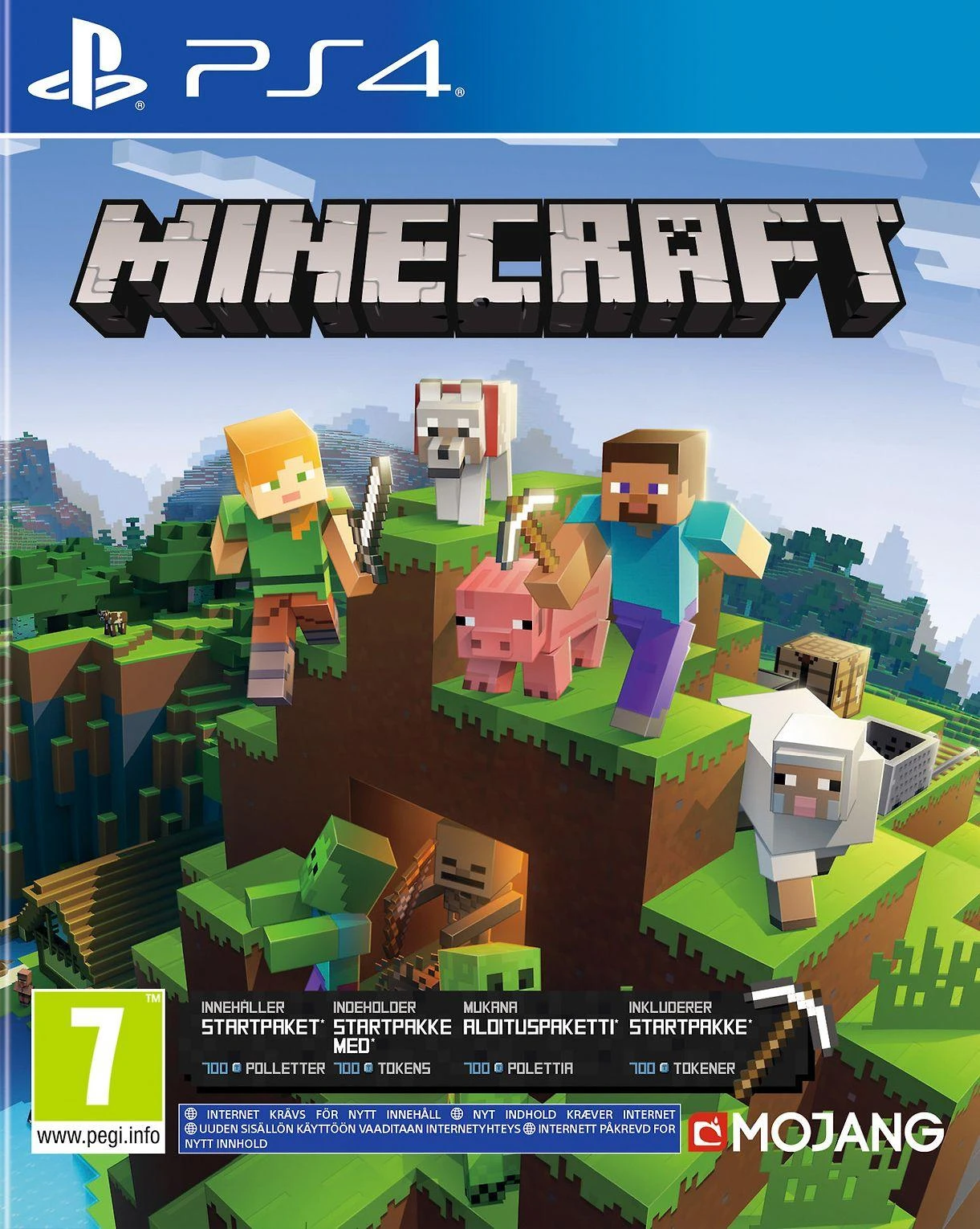 Playstation „Microsoft PS4 Minecraft“ pradedančiųjų kolekcija