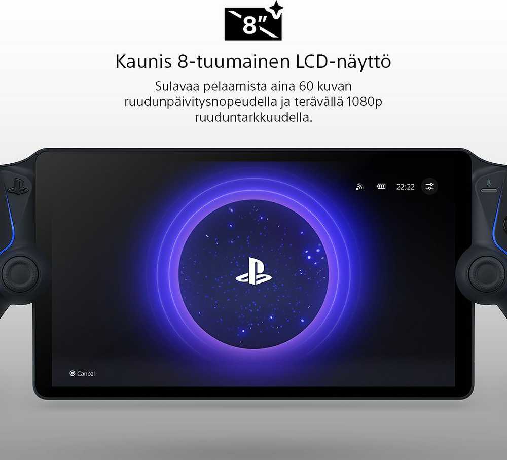 Sony PlayStation 5 Portal Midnight Juodas