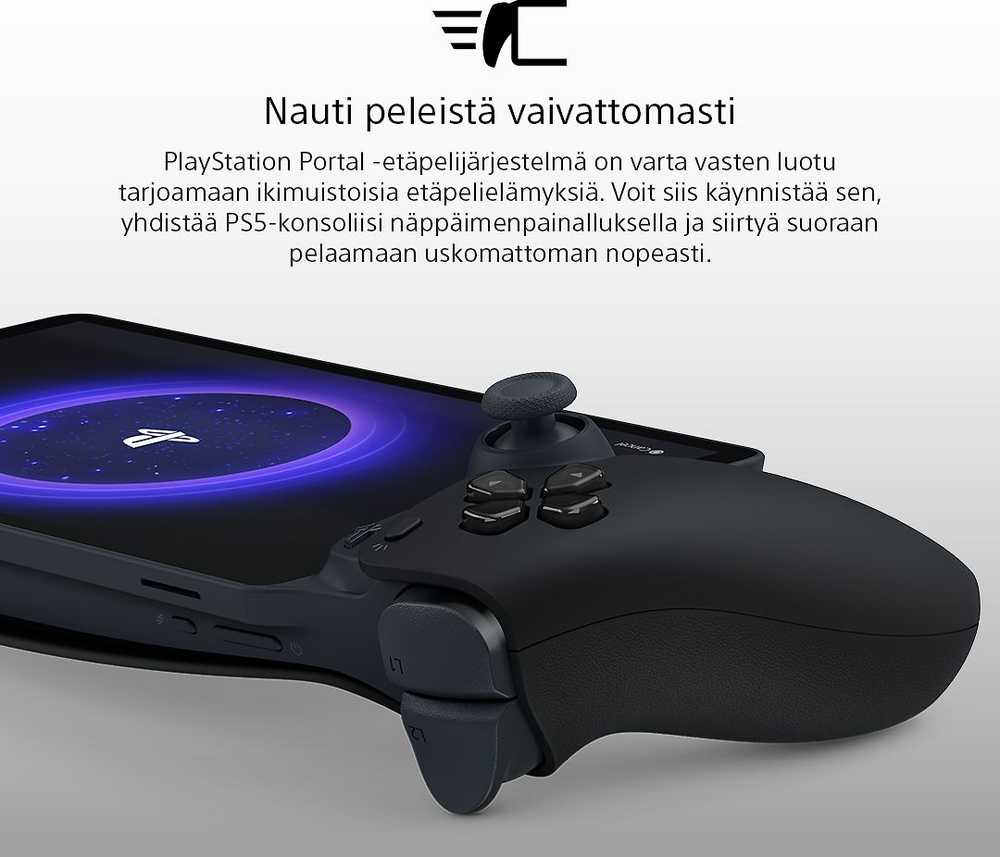 Sony PlayStation 5 Portal Midnight Juodas