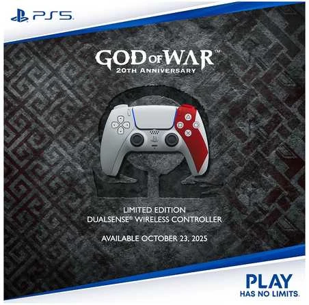 Sony PlayStation DualSense God of War 20th Anniversary Edition belaidis valdiklis (PS5)