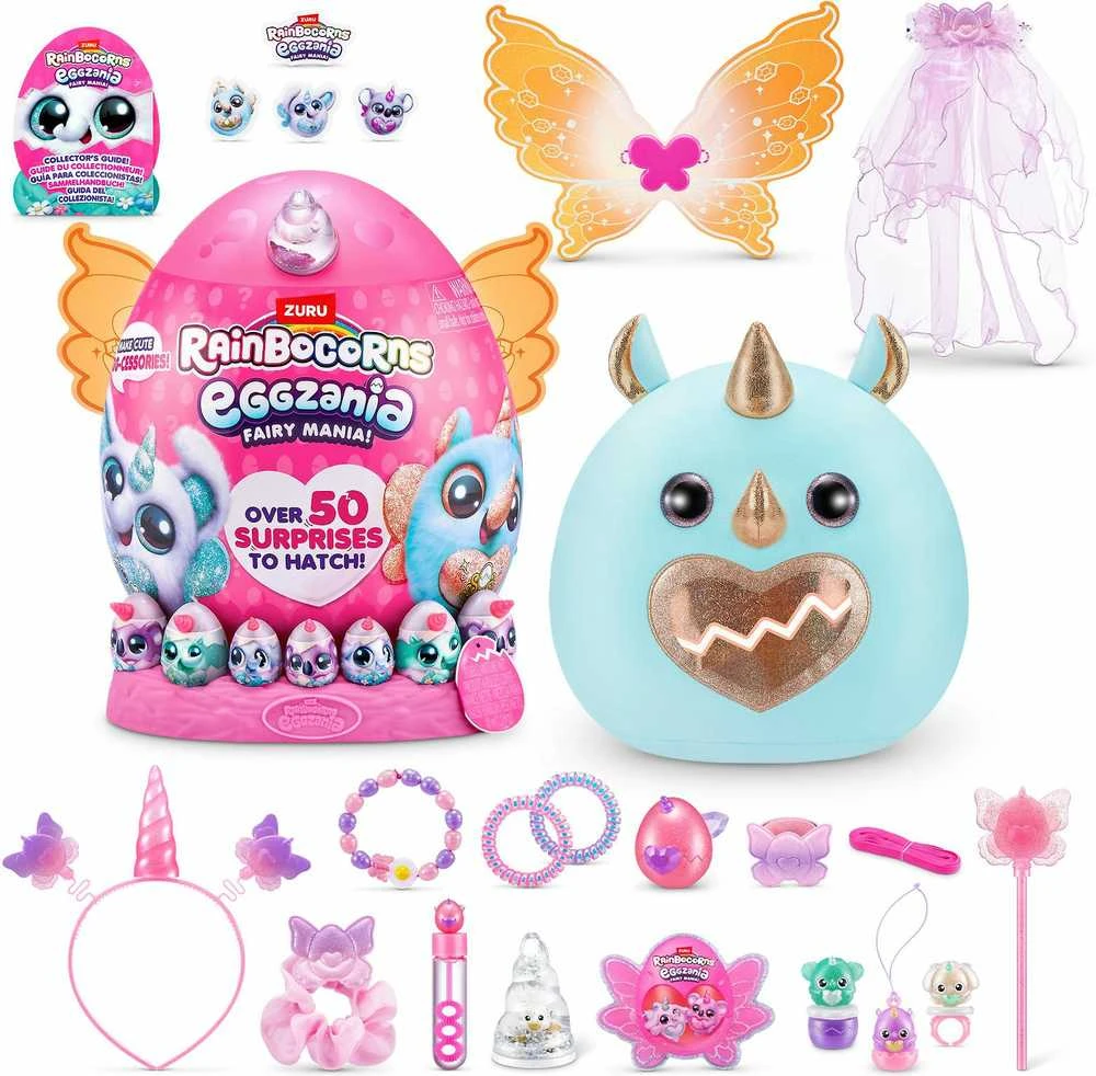 Zuru Pliušinis žaislas Rainbocorns Eggzania Fairy Mania S1