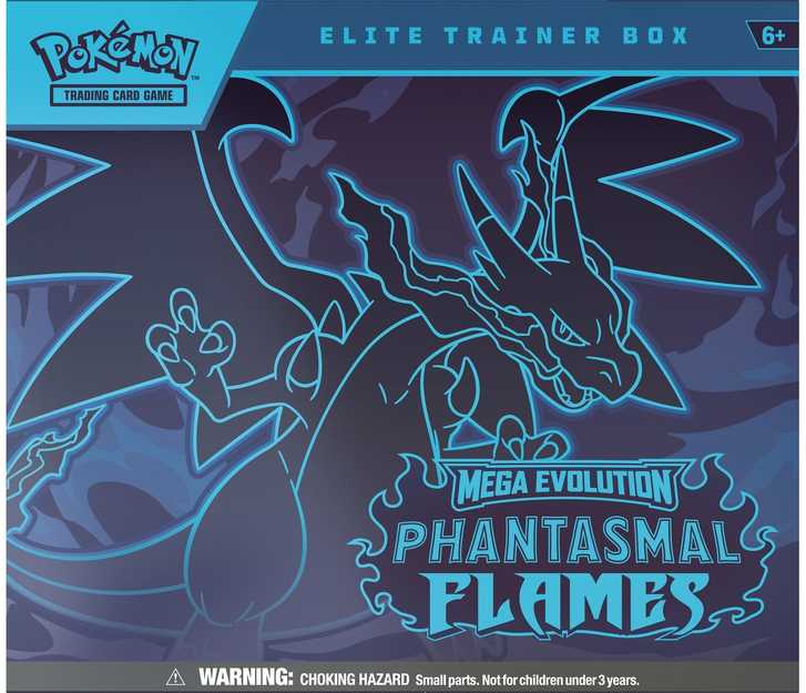 „Pokemon Pokemon TCG: Mega Evolution“ – „Phantasmal Flames“ – elito treniruočių dėžutė