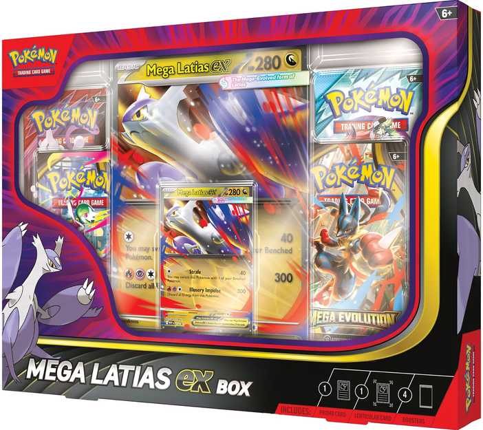 „Pokemon Pokemon TCG“ – „Mega Latias“ iš dėžutės