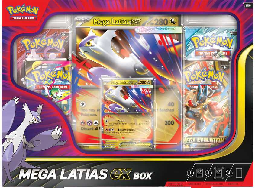 „Pokemon Pokemon TCG“ – „Mega Latias“ iš dėžutės