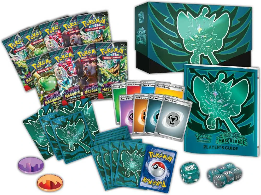 „The Pokemon Pokemon TCG“ – „Scarlet & Violet 6 Twilight Masquerade Elite Trainer Box“