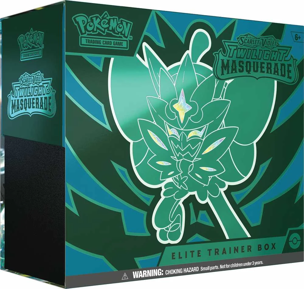 „The Pokemon Pokemon TCG“ – „Scarlet & Violet 6 Twilight Masquerade Elite Trainer Box“