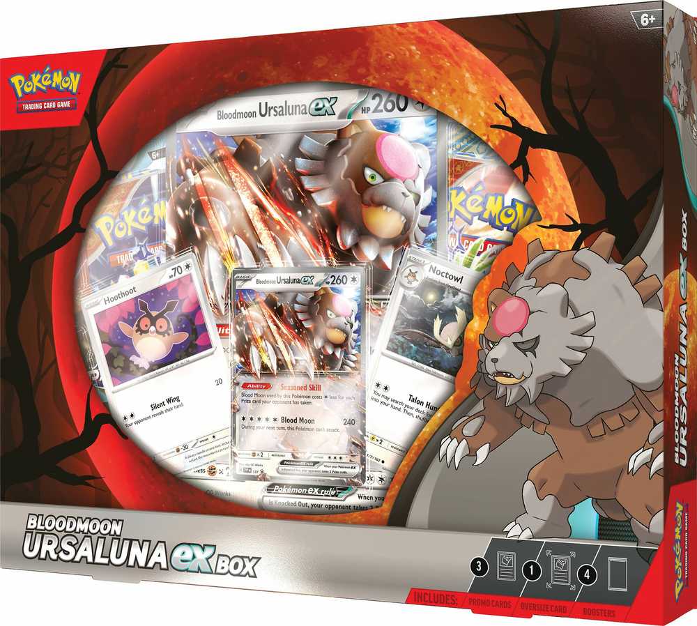 „Pokemon“ TCG – „Bloodmoon Ursaluna ex Box“