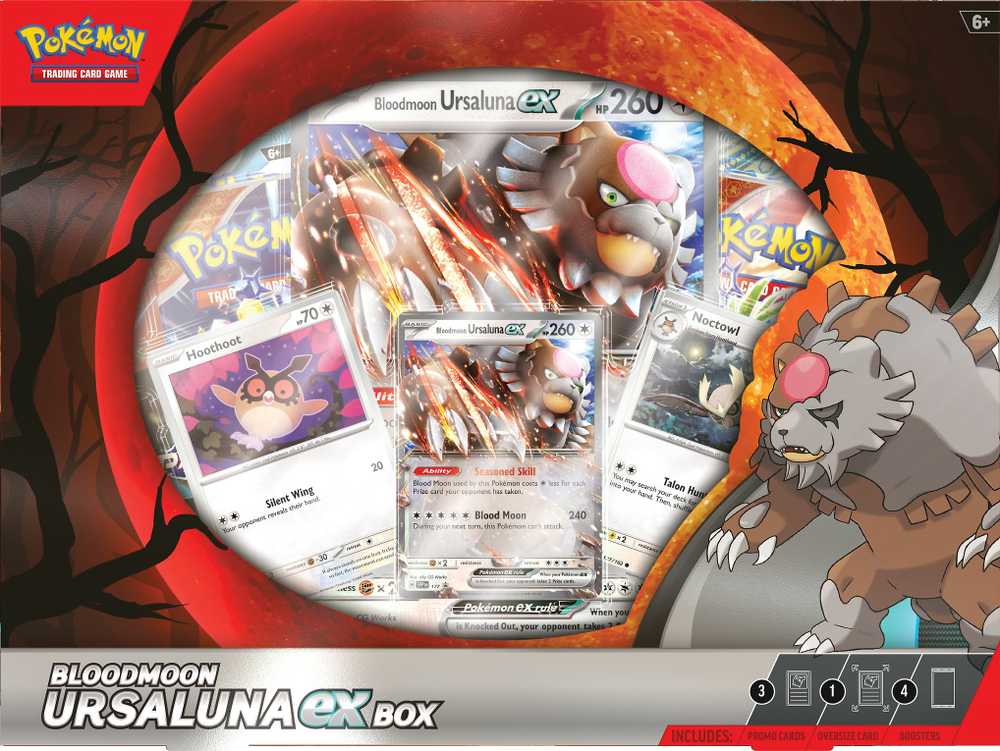 „Pokemon“ TCG – „Bloodmoon Ursaluna ex Box“
