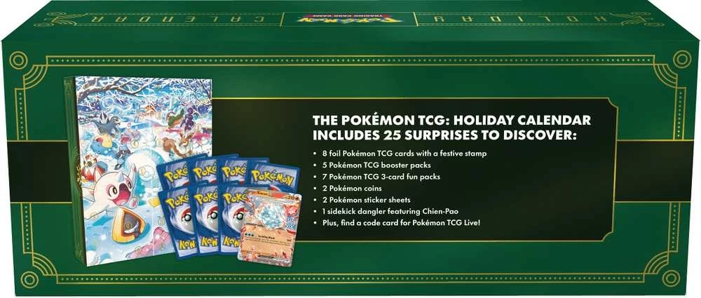 „Pokemon Pokémon TCG“: advento kalendorius