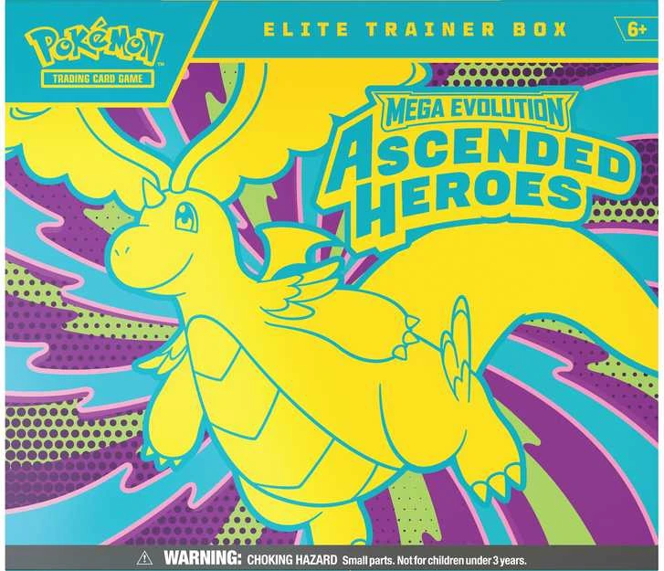 English Pokemon Elite Trainer Card game case