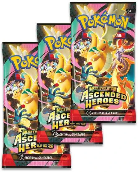 Lipduko kolekcija - Pokémon Mega Evolution: Ascended Heroes Tech Sticker Set