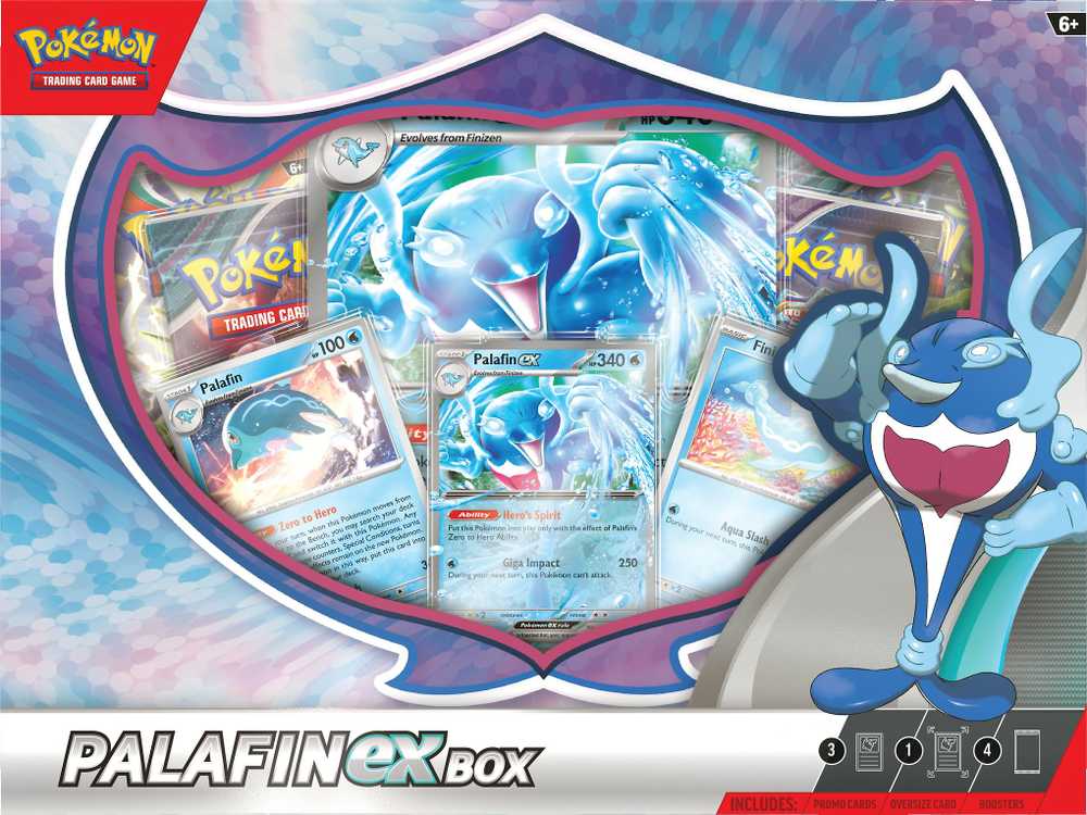 Rebel Pokemon Palafin box komplektas 57584