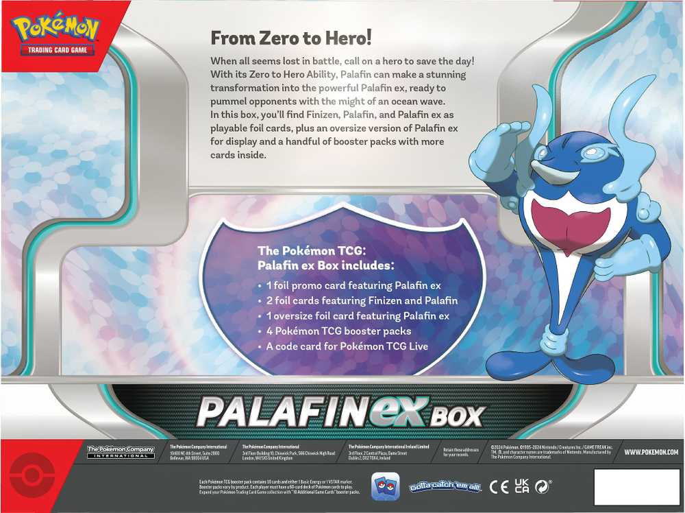 Rebel Pokemon Palafin box komplektas 57584