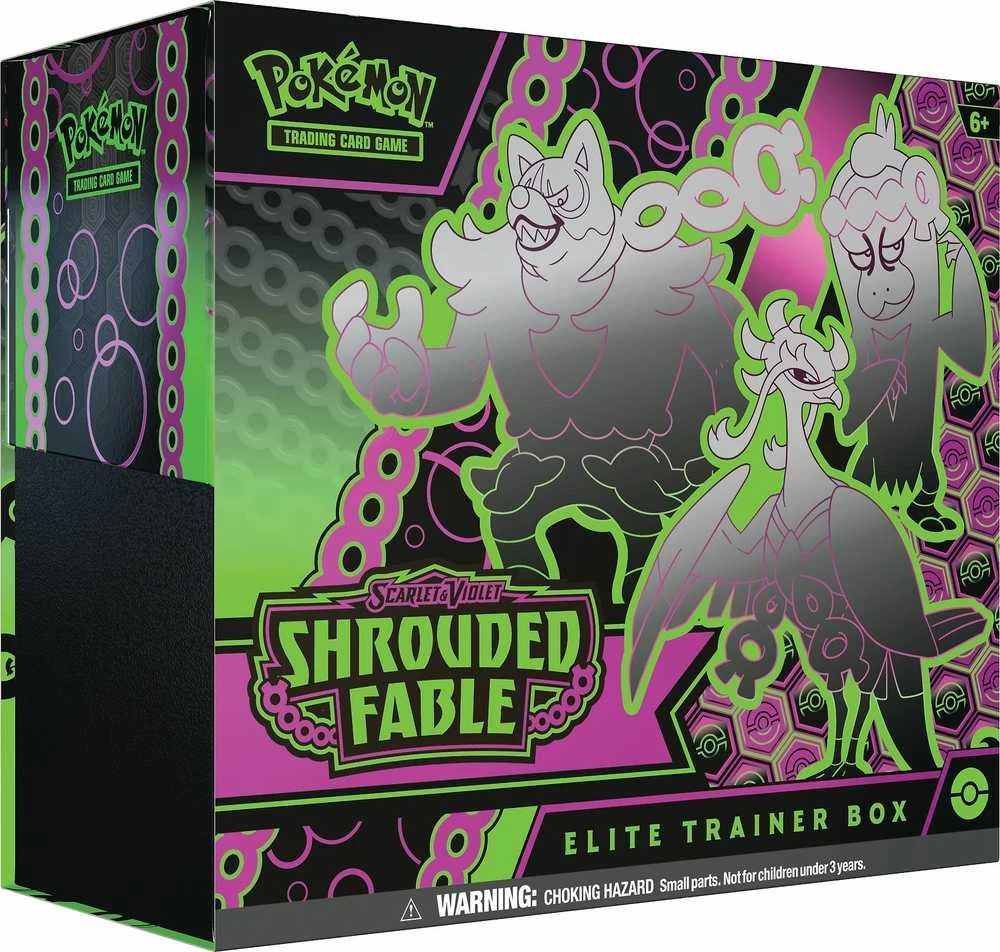 „Pokemon TCG“ – „Scarlet & Violet 6.5 Shrouded Fable Elite“ treniruočių dėžutė