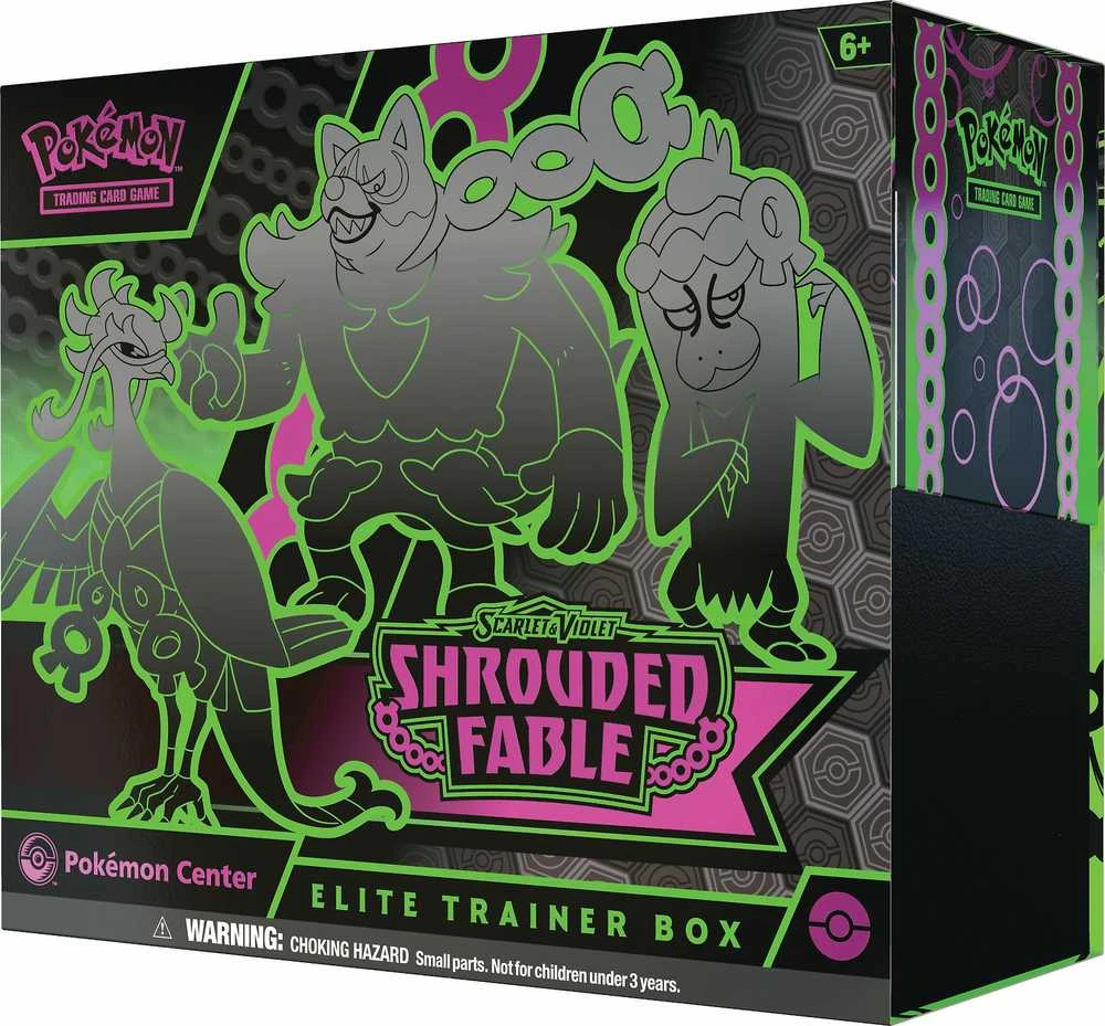 „Pokemon TCG“ – „Scarlet & Violet 6.5 Shrouded Fable Elite“ treniruočių dėžutė