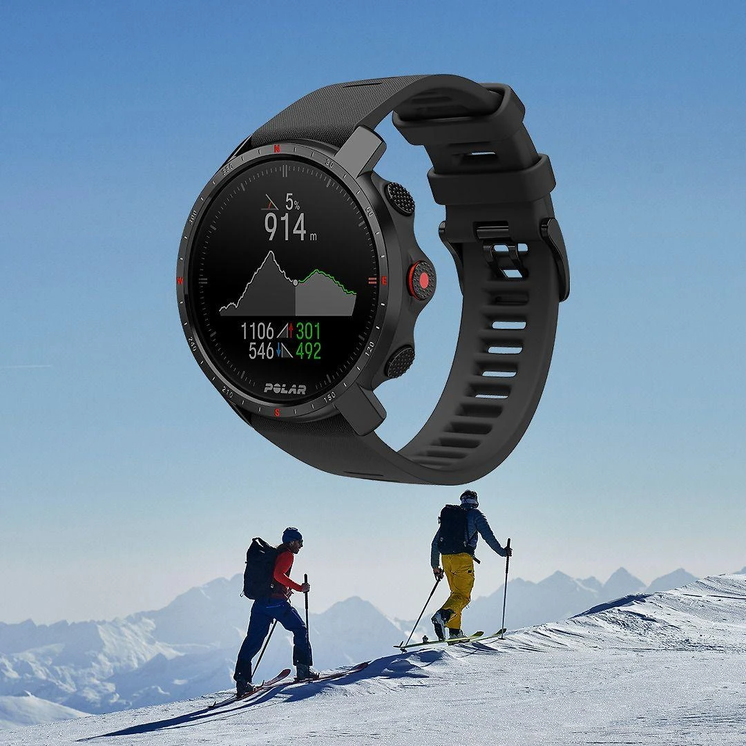 Išmanusis laikrodis Polar Grit X Pro M/L, juodos spalvos