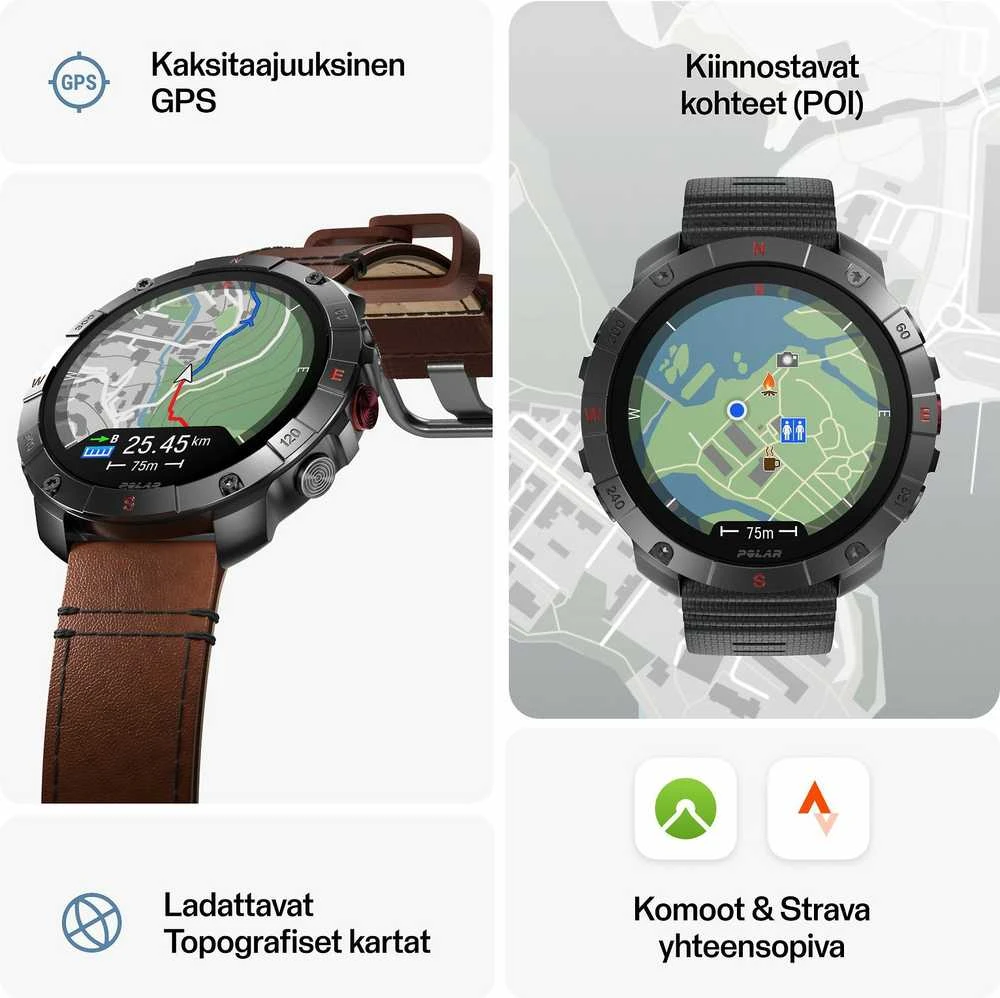 Išmanusis laikrodis Polar Grit X2 Pro Titan