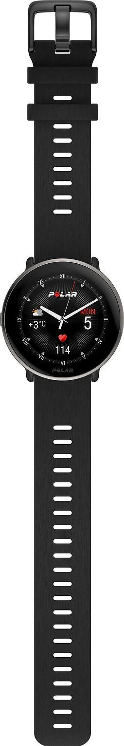 Išmanusis laikrodis Polar Ignite 3 Titanium, S-L dydžio, Juodos spalvos