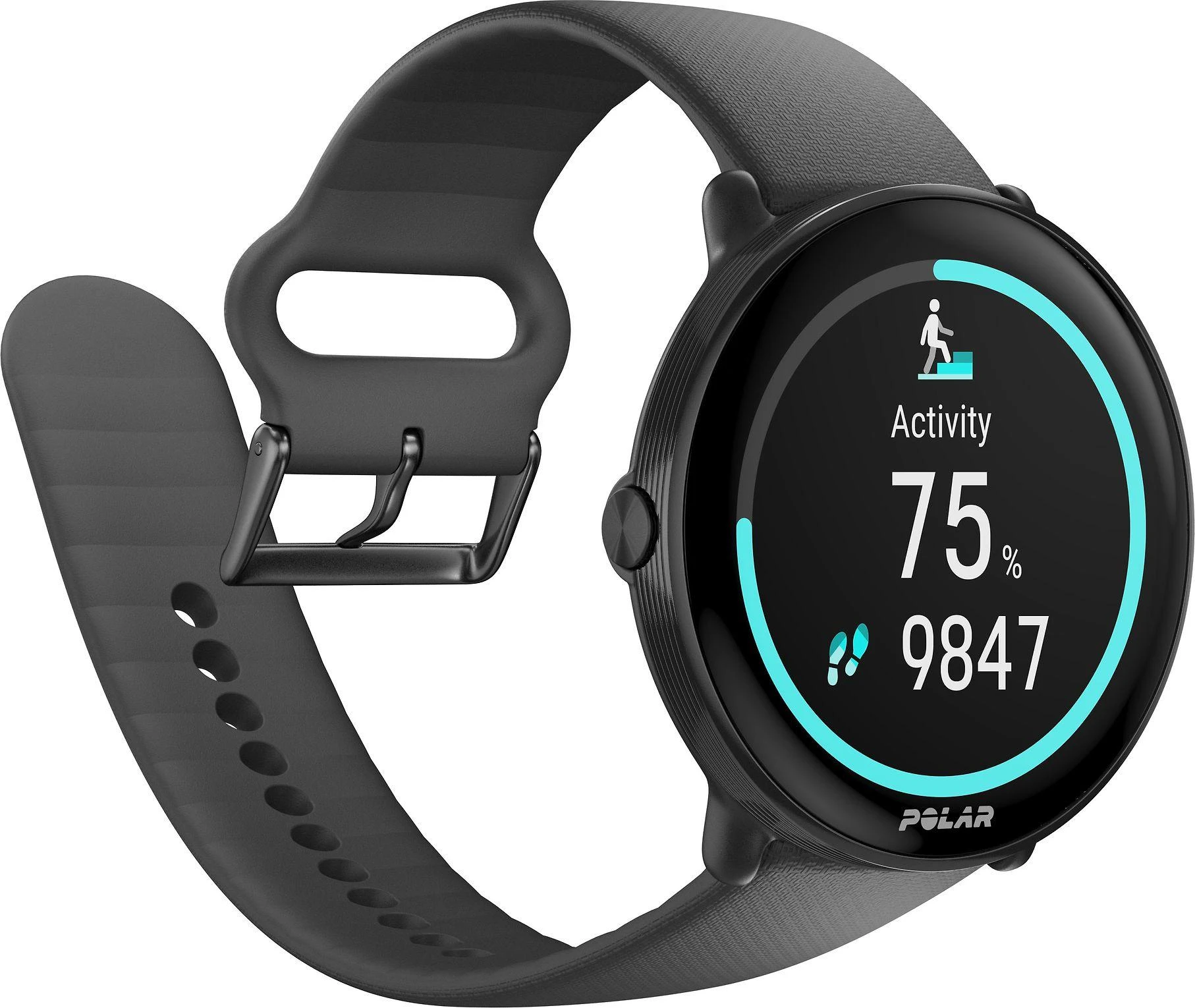 Išmanusis laikrodis Polar Ignite 3, S-L dydžio, Juodos spalvos