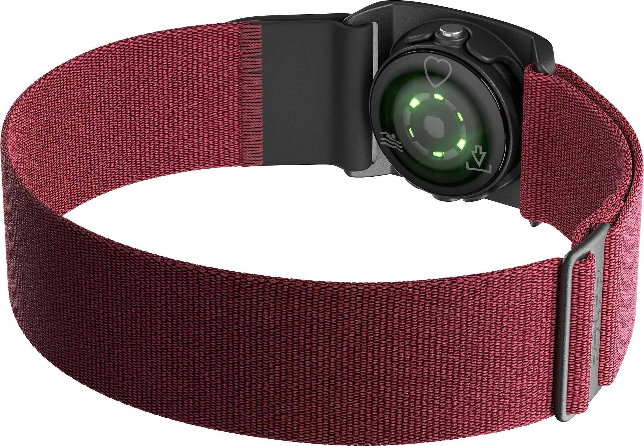 Širdies ritmą matuojantis diržas Polar Verity Sense, M-XXL dydis, Raudonos spalvos