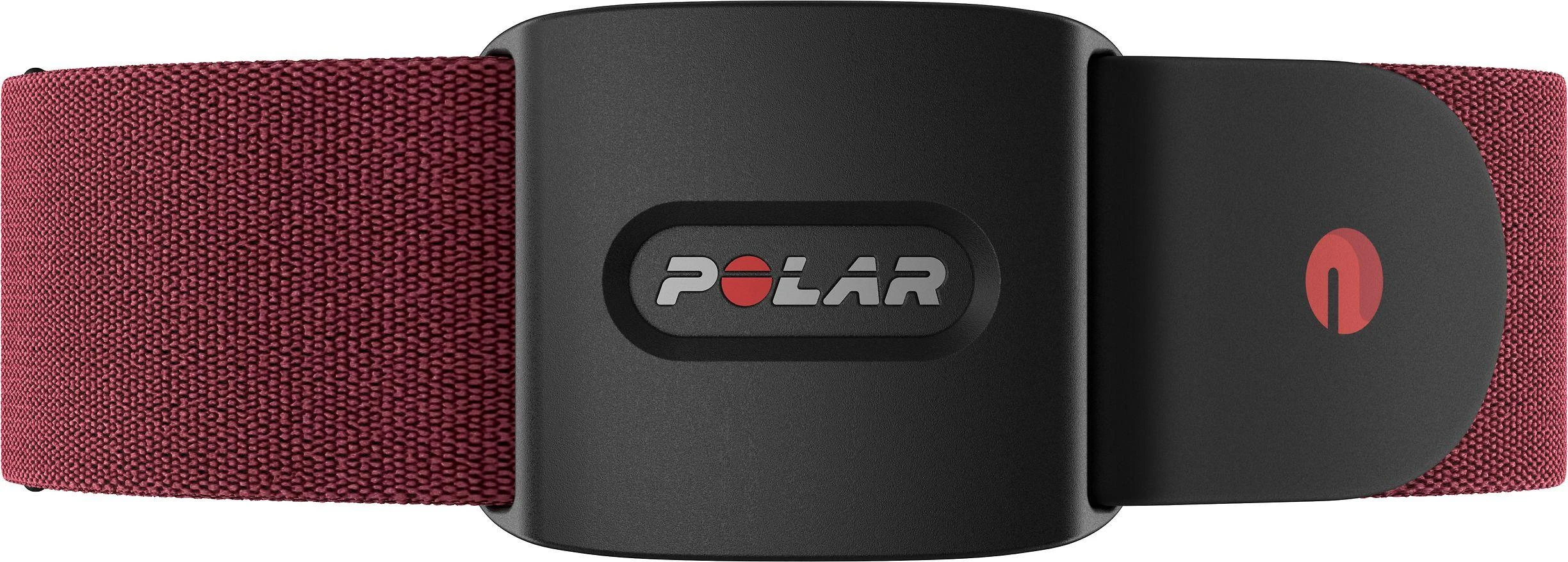 Širdies ritmą matuojantis diržas Polar Verity Sense, M-XXL dydis, Raudonos spalvos