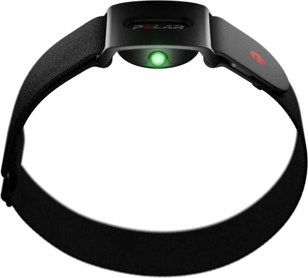 Širdies ritmą matuojantis diržas Polar Verity Sense, M-XXL dydis, Juodos spalvos