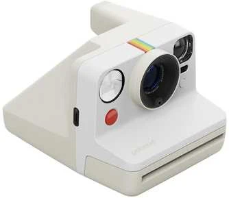 Polaroid Now Gen 3 Pebble Baltas rinkinys su spalvota plėvele (8 nuotraukos)