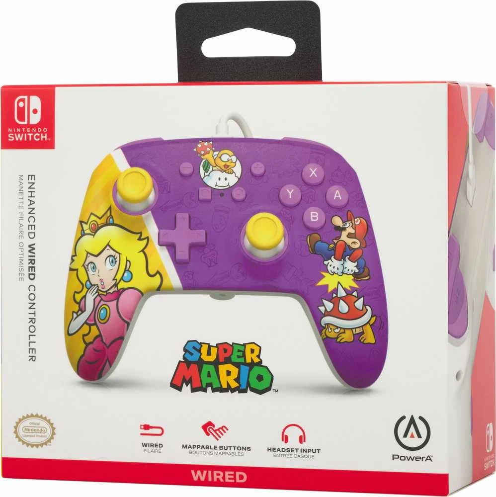 Power A PowerA Enhanced (Princess Peach Battle) laidinis valdiklis skirtas Nintendo Switch