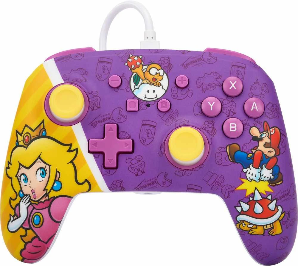 Power A PowerA Enhanced (Princess Peach Battle) laidinis valdiklis skirtas Nintendo Switch