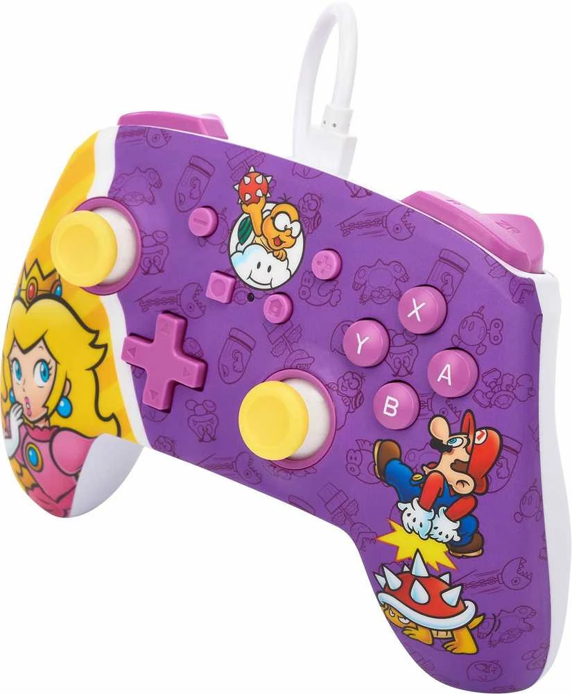 Power A PowerA Enhanced (Princess Peach Battle) laidinis valdiklis skirtas Nintendo Switch