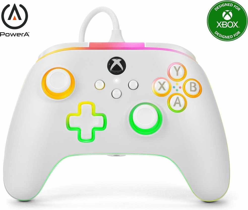 Power A „PowerA Advantage“ laidinis „Xbox Series X-S“ valdiklis su „Lumectra“ – baltas