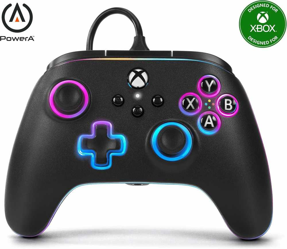 Power A „PowerA Advantage“ laidinis valdiklis – „Xbox Series X/S“ – m/ „Lumectra“ – juodas
