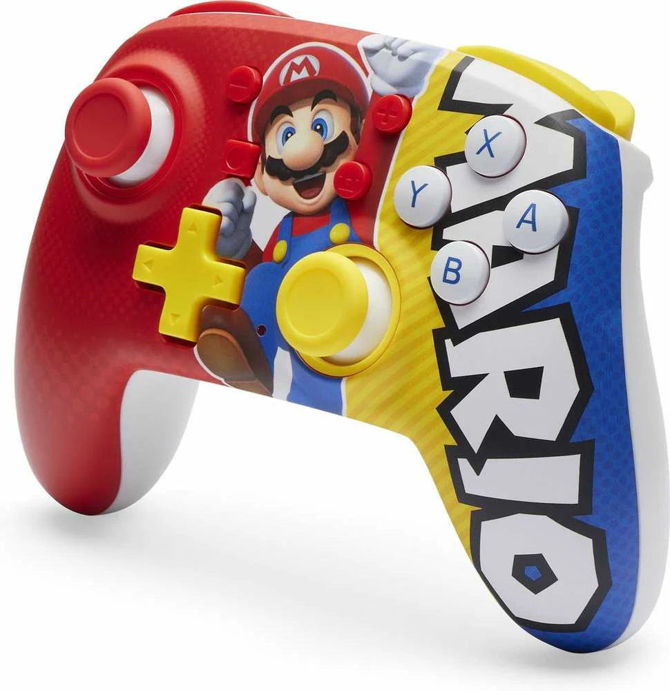 Power A „PowerA Nano Enhanced“ belaidis valdiklis, „Mario“, „Nintendo Switch“.
