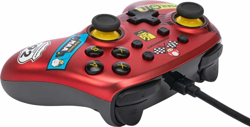 Power A PowerA Mario Kart: Racer Raudona laidinis valdiklis skirtas Nintendo Switch