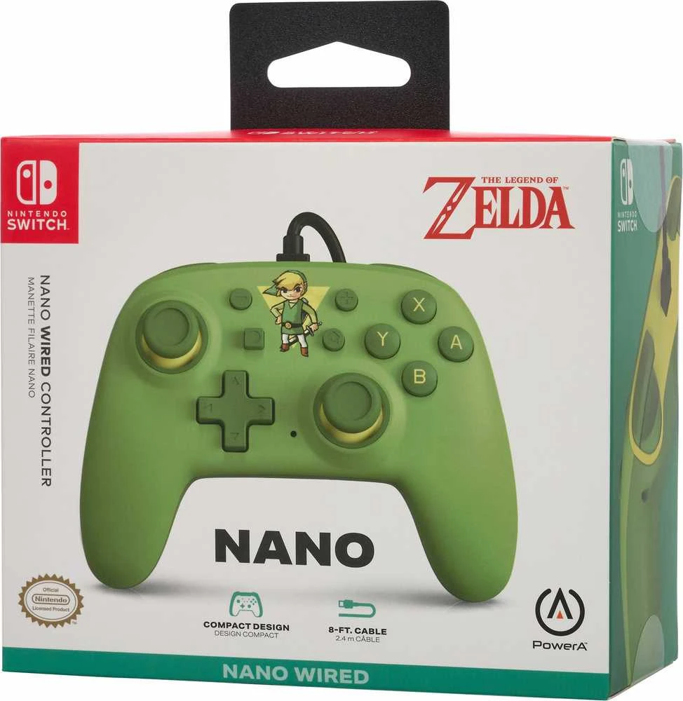 Power A Maitinimas A PowerA Nano laidinis valdiklis -peliohjain, Toon Link, Switch