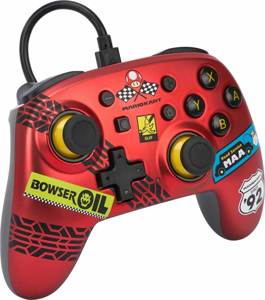 Power A PowerA Mario Kart: Racer Raudona laidinis valdiklis skirtas Nintendo Switch