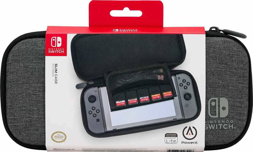 Power A Maitinimas A PowerA Nintendo Switch dėklas - Charcoal