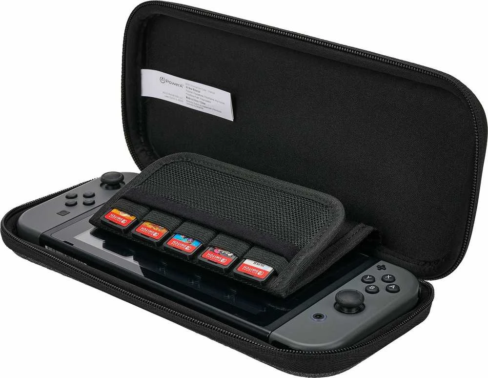 Power A Maitinimas A PowerA Nintendo Switch dėklas - Charcoal
