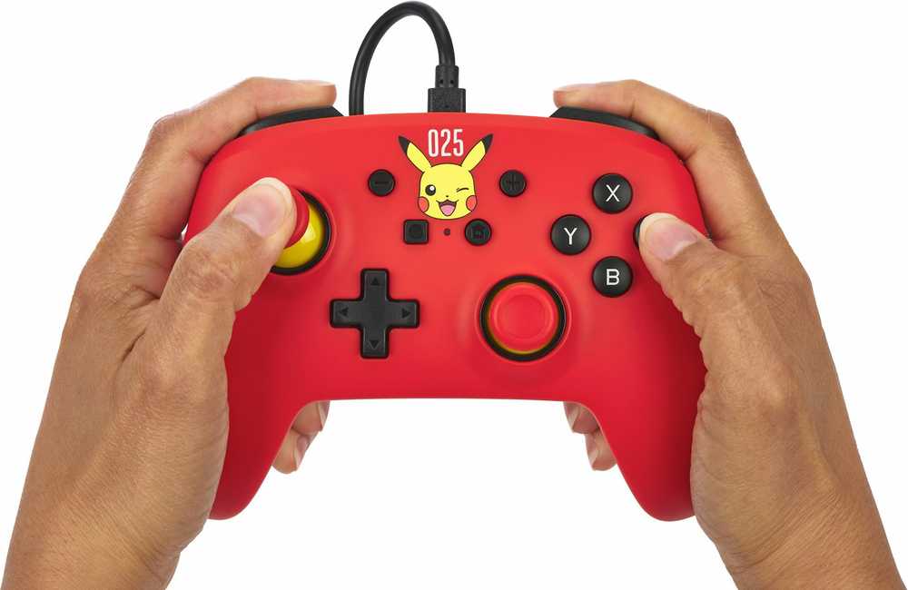 Power A „PowerA“ laidinis valdiklis – „Laughing Pikachu“ / „Nintendo Switch“