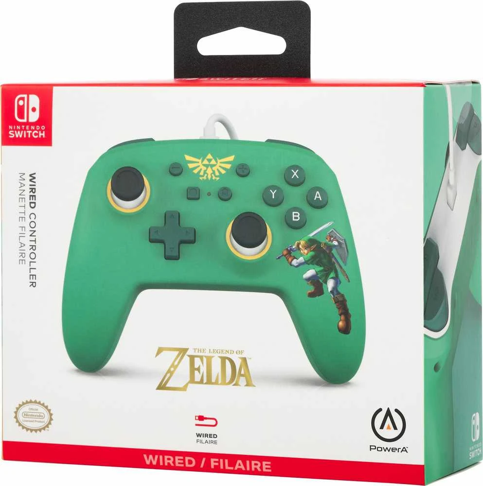 Power A „PowerA“ laidinis valdiklis – „Hyrule Defender“ / „Nintendo“ jungiklis